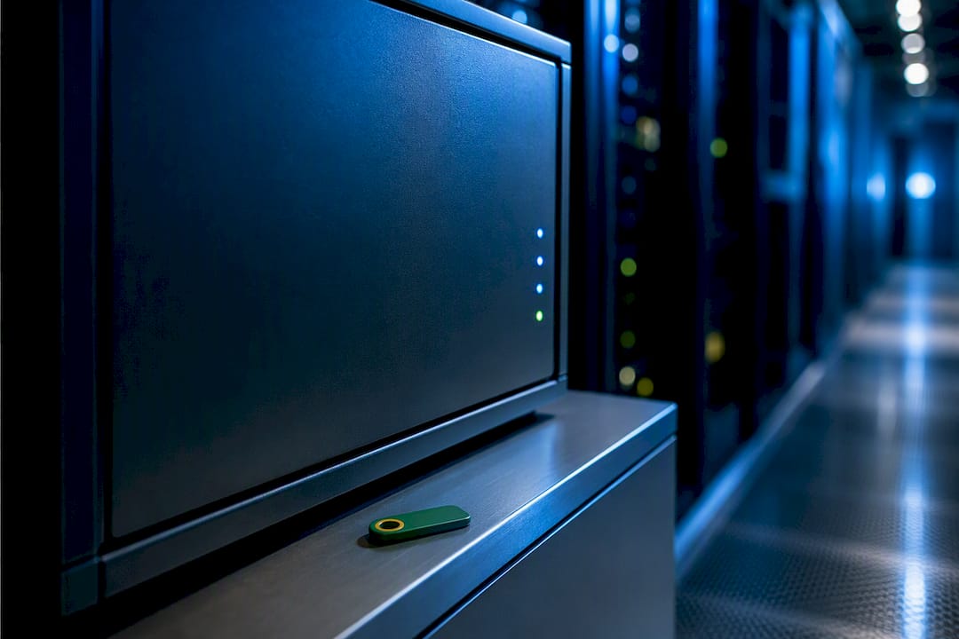 Secure storage facility protecting backup data