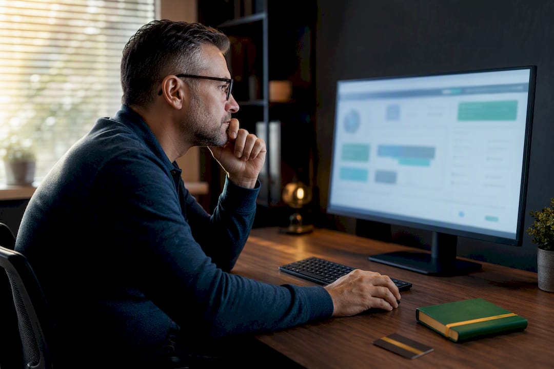 IT administrator reviewing an undiscovered cloud application