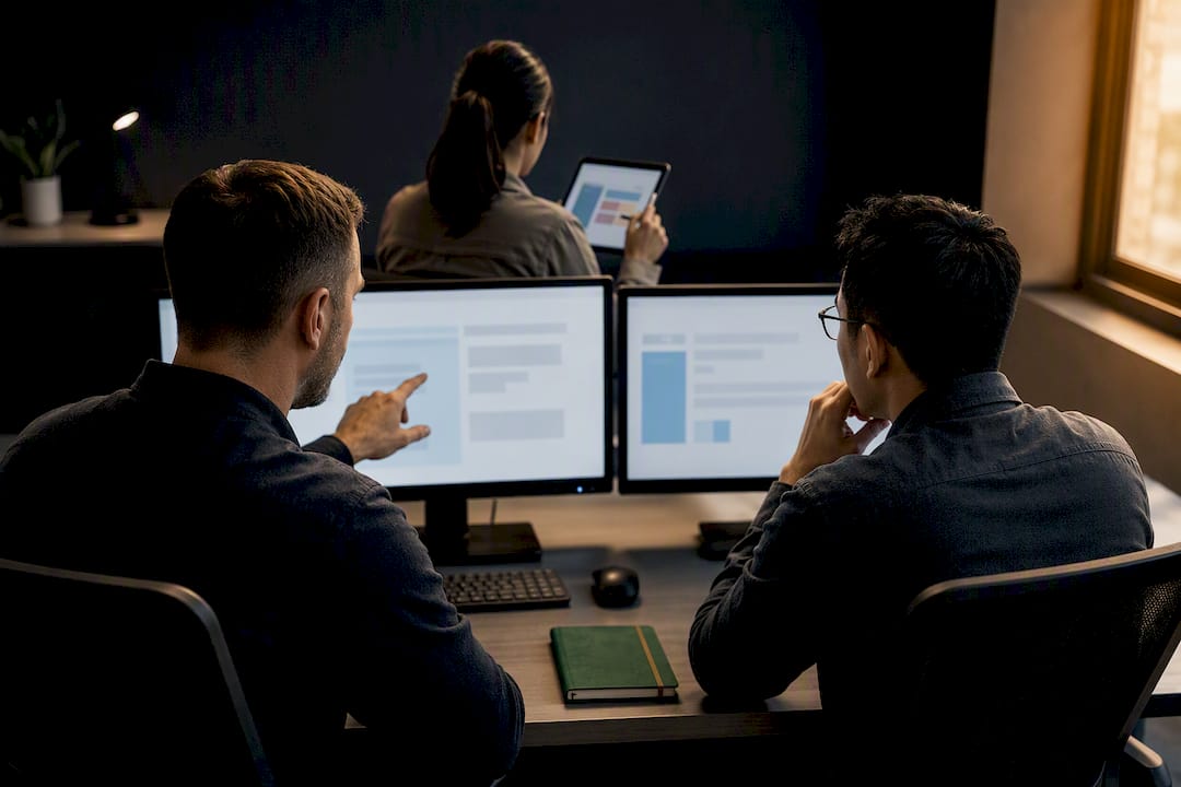 IT team coordinating tenant migration cutover
