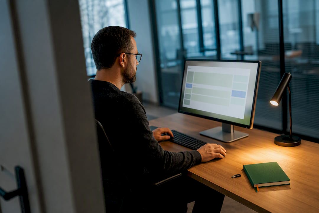 IT administrator reviewing DLP policy settings