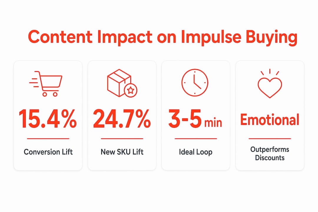 Infographic illustrating digital signage content impact statistics