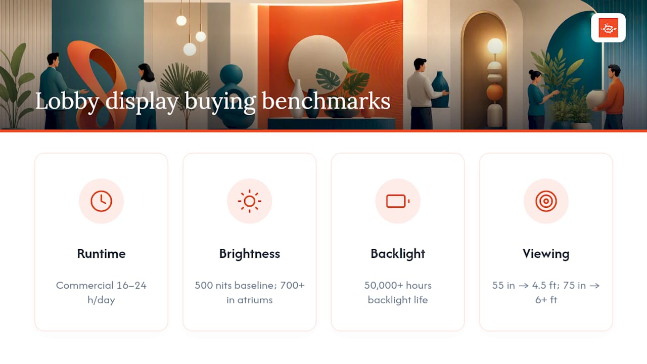 Digital signage hardware buying benchmarks