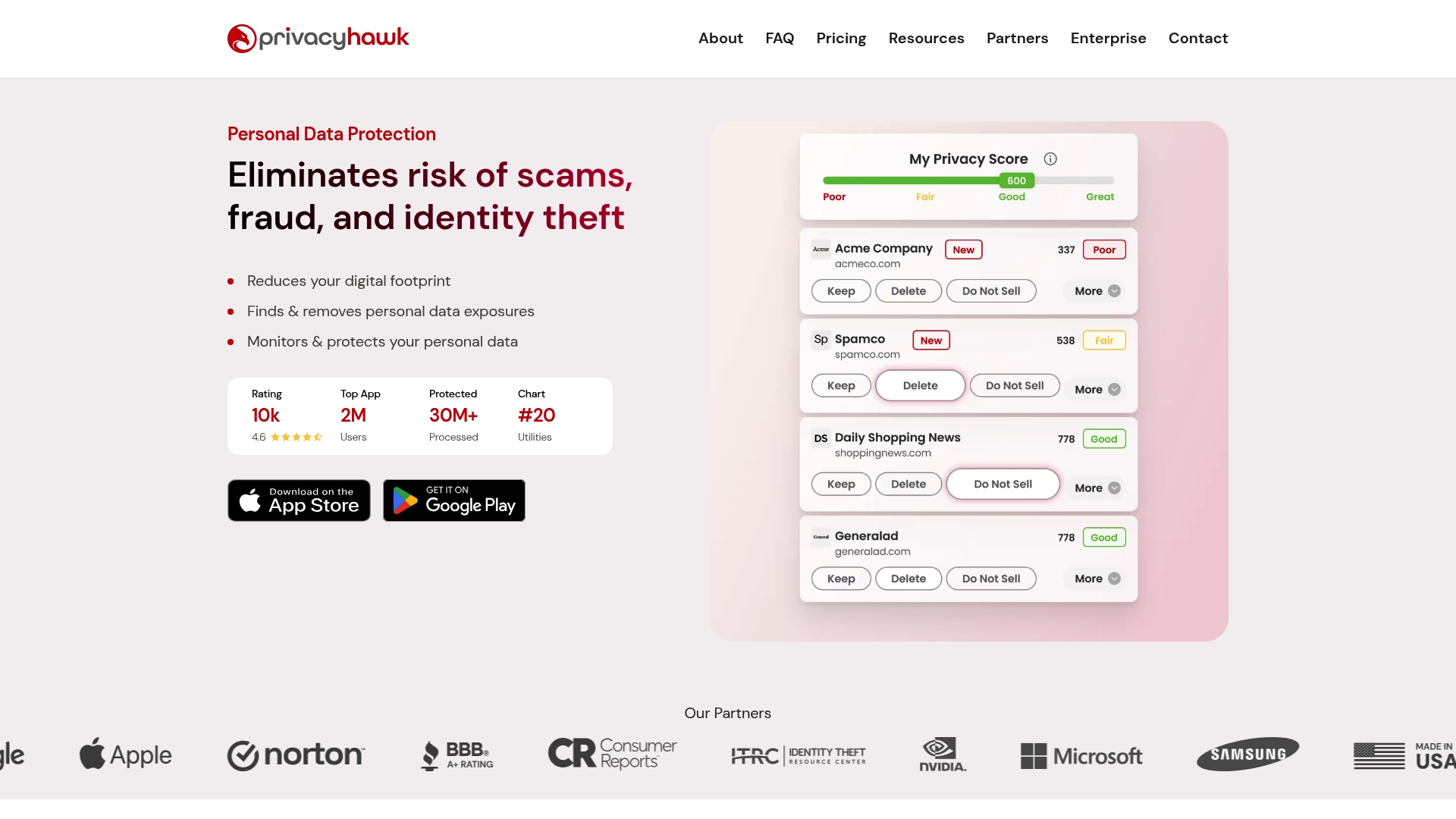 https://privacyhawk.com