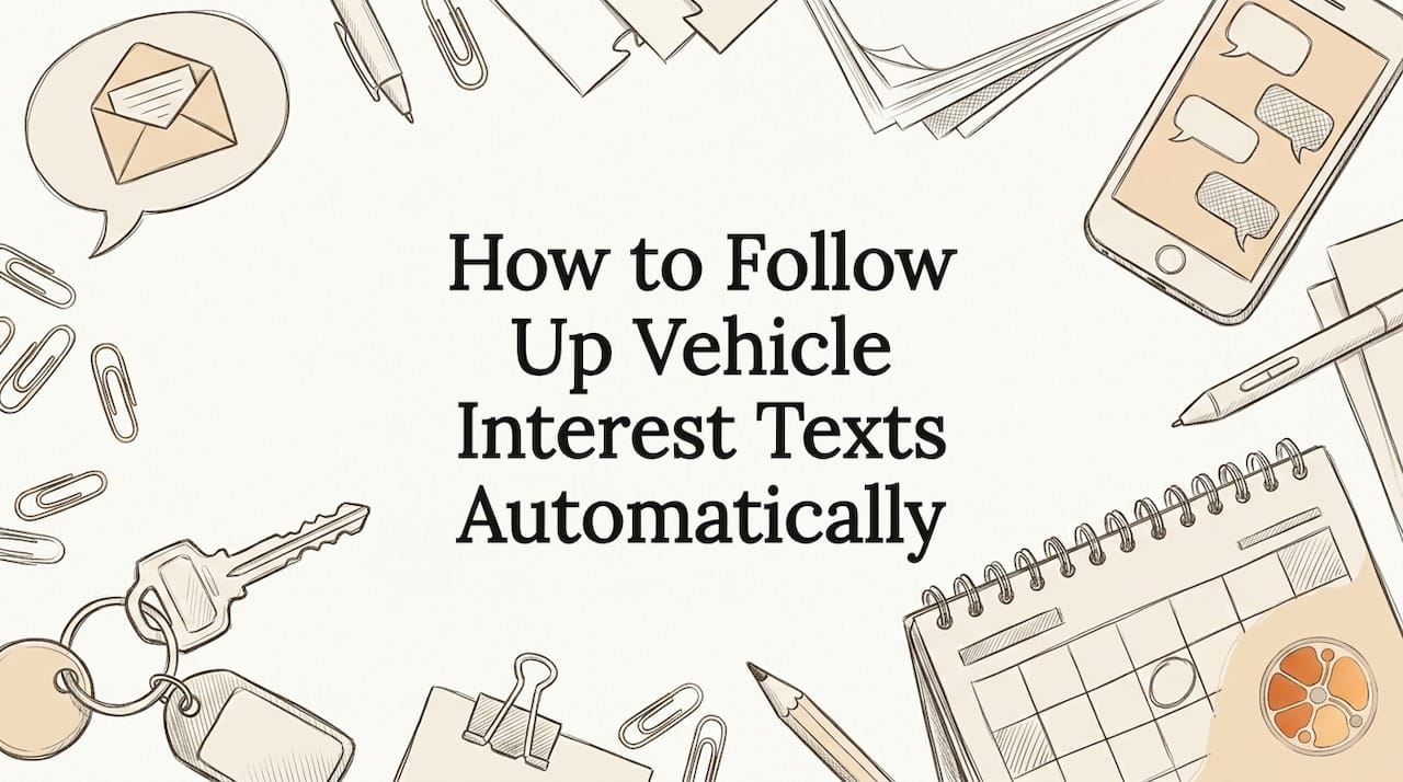 Decorative title card with vehicle and text icons