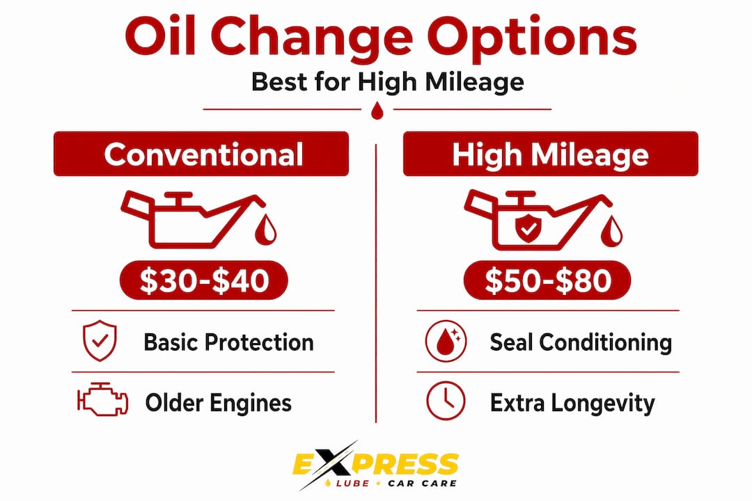 Infographic comparing oil types and benefits