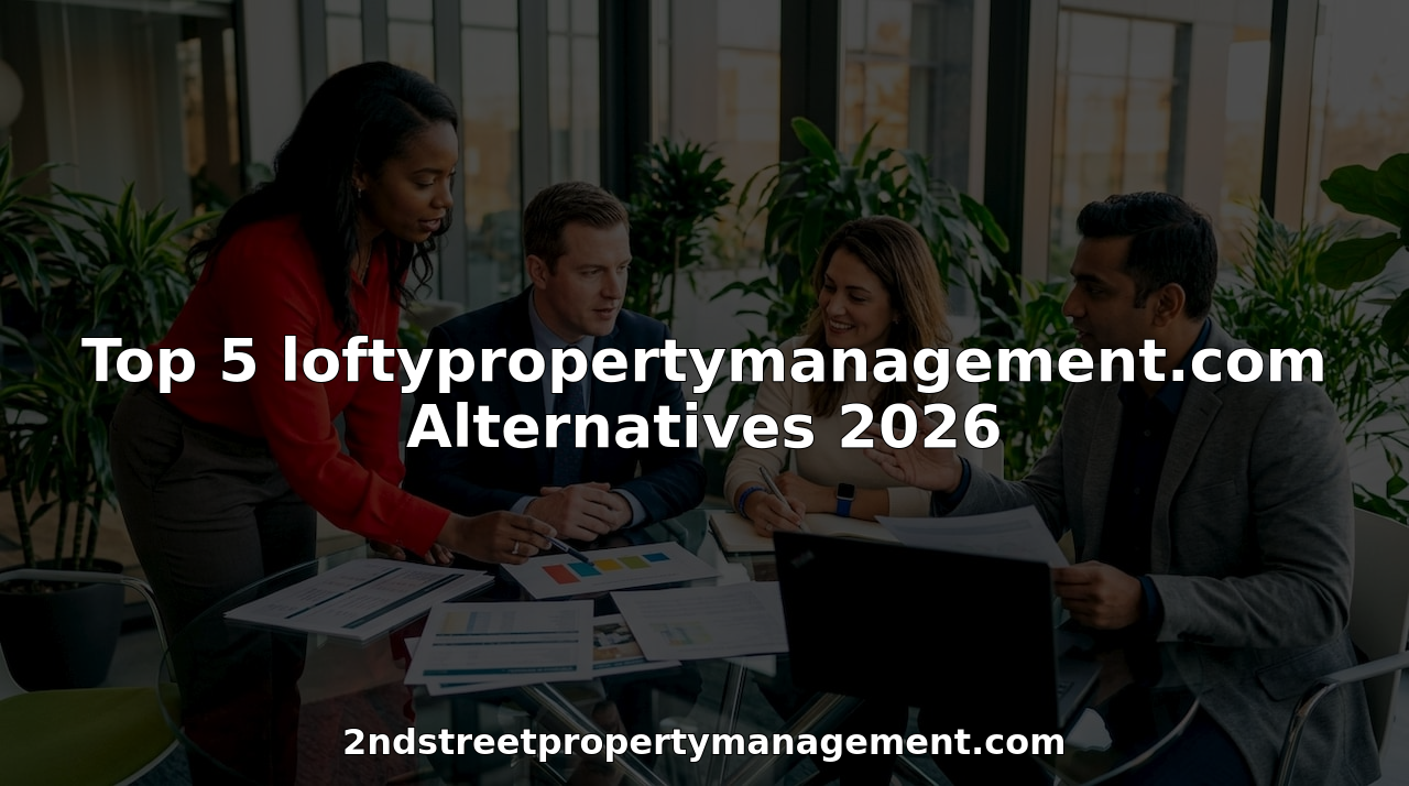 Property managers collaborating in office meeting