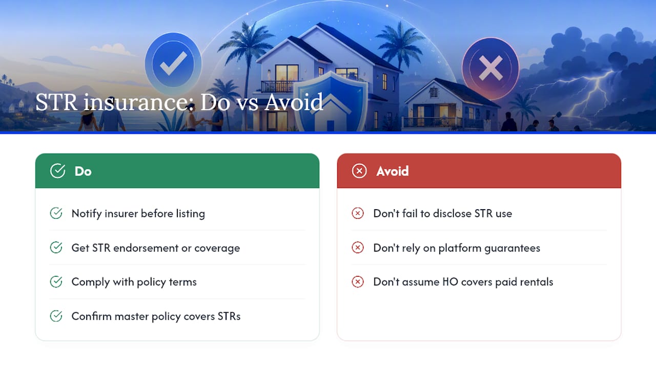 Why are short-term rentals a distinct insurance risk? — overview diagram