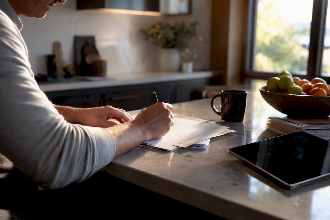 Landlord writing rent increase notice