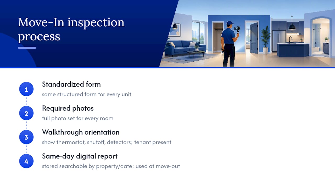 How 2ndstreetpropertymanagement Handles Move-In Inspections — overview diagram