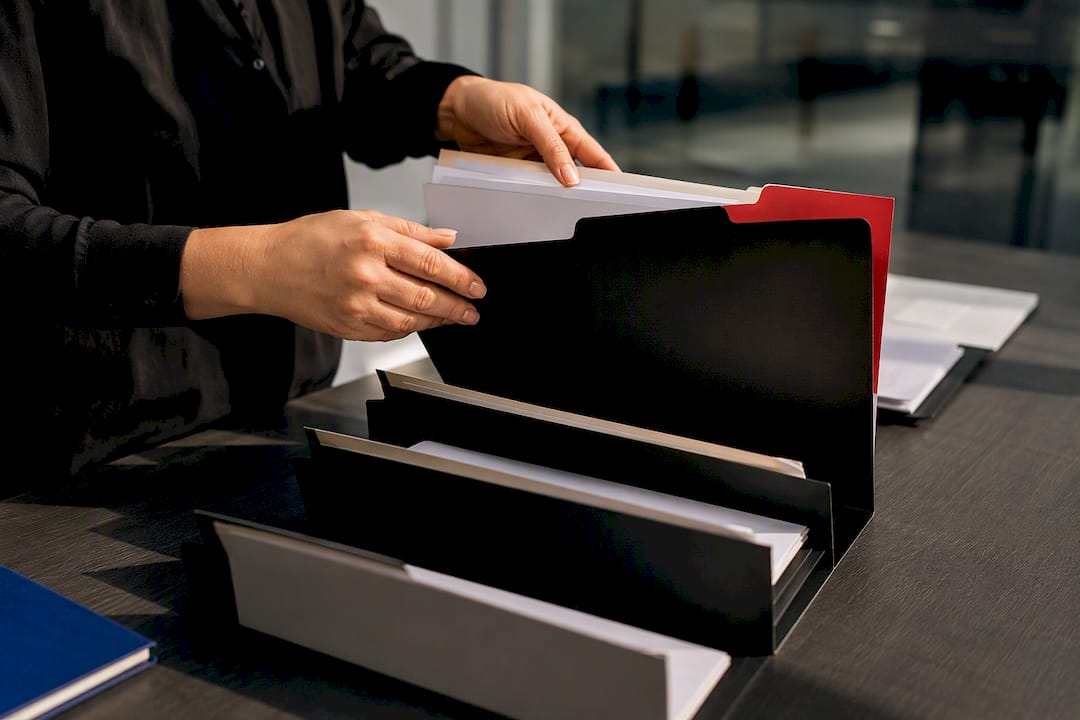 Property manager reviewing tenant screening criteria