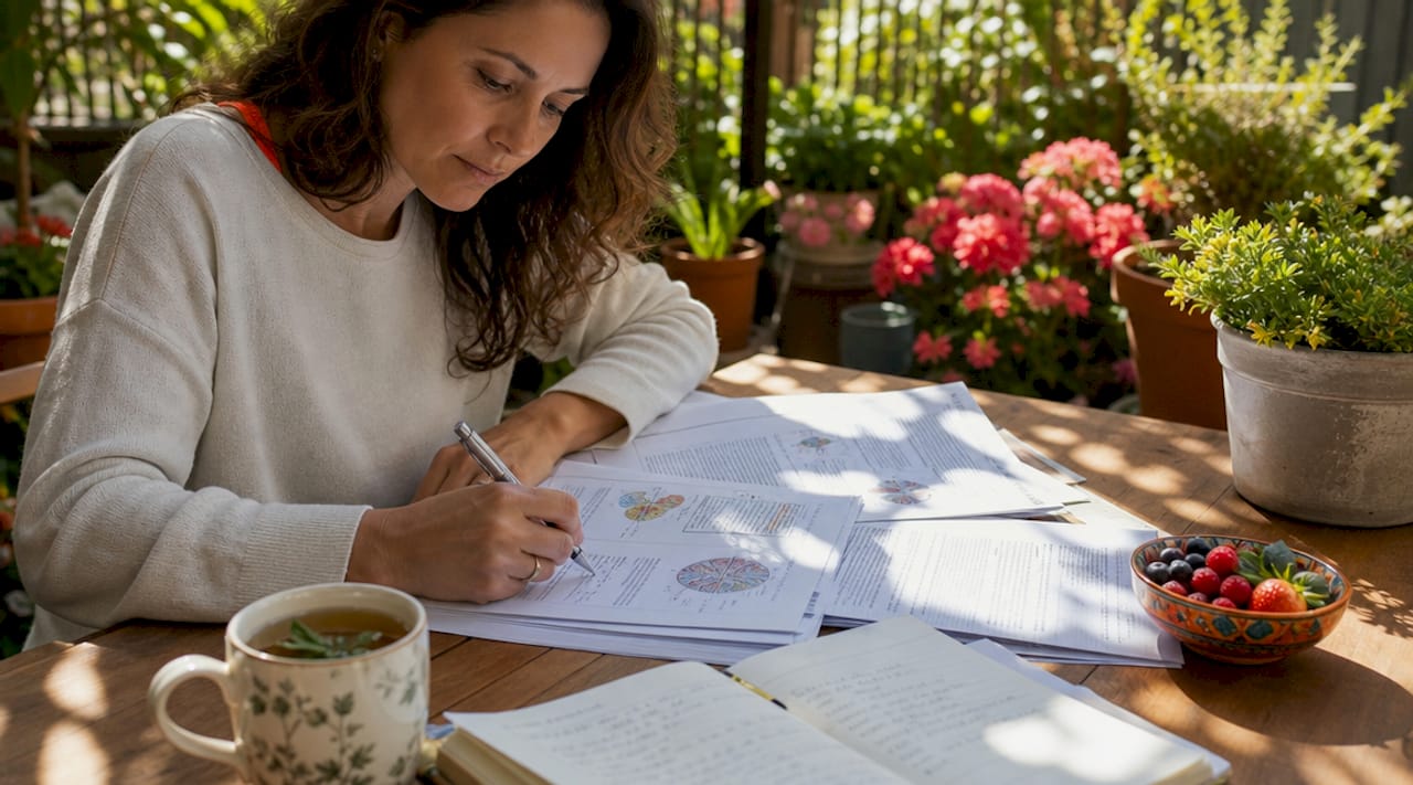 Woman studying fasting's effects on brain