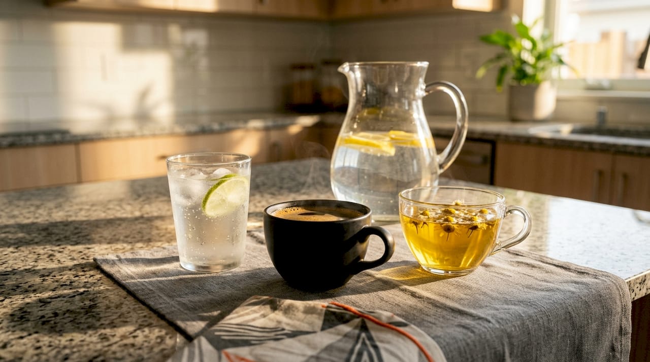 Zero-calorie drinks for fasting window
