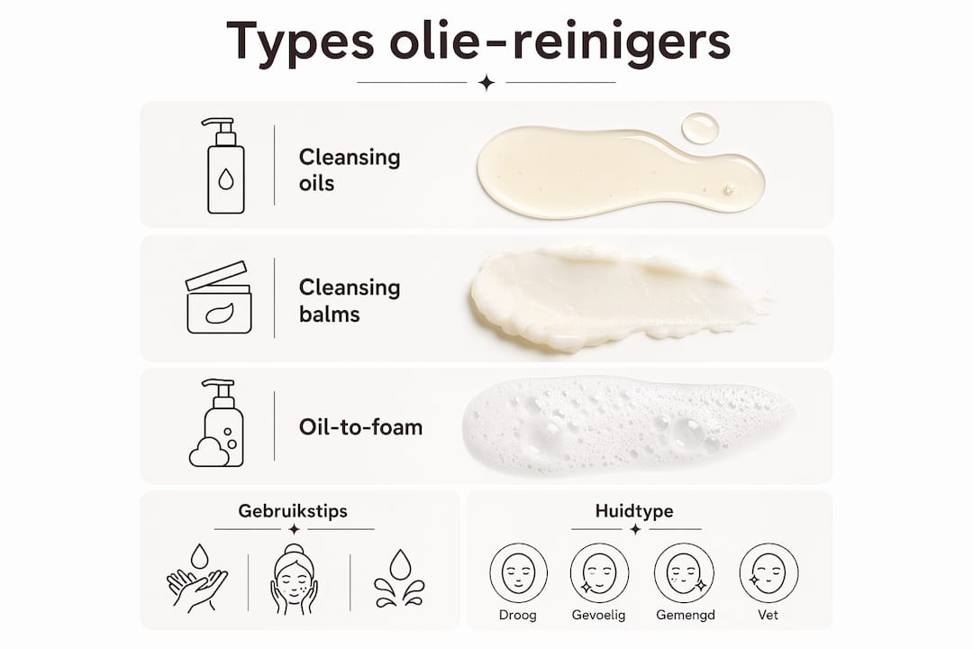 Overzicht: Welke olie-reiniger past bij jouw huidtype?