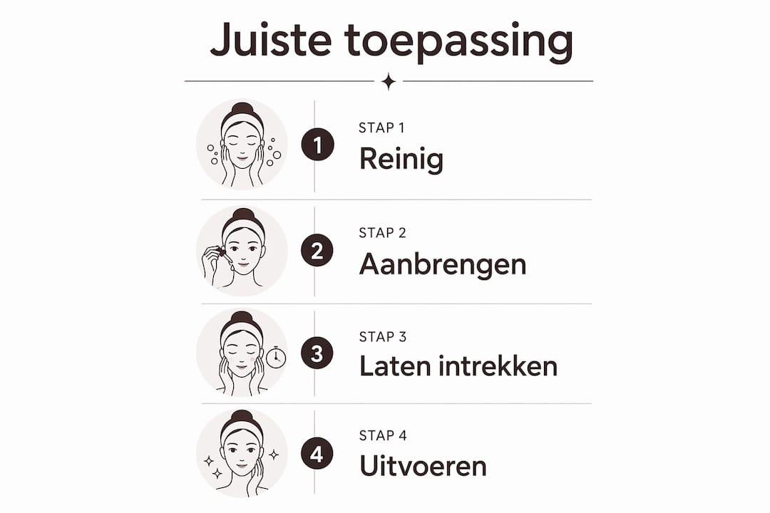 Infographic: zo gebruik je een lipmasker stap voor stap