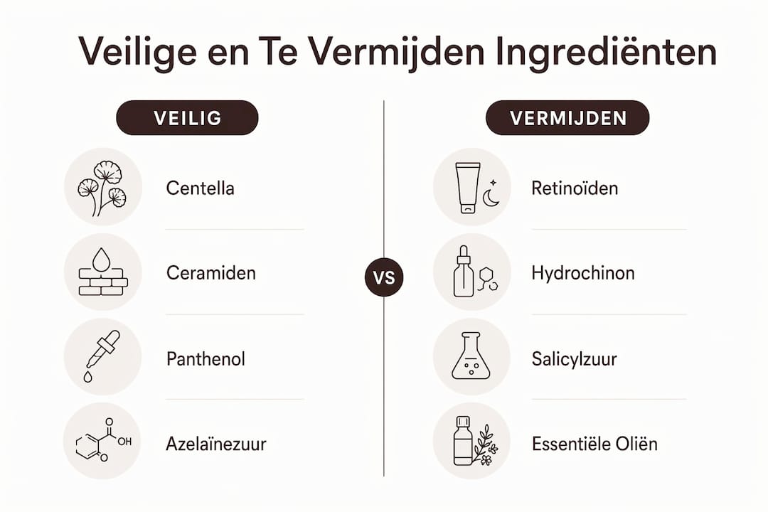 Overzicht: welke huidverzorgingsingrediënten zijn veilig en welke kun je beter vermijden