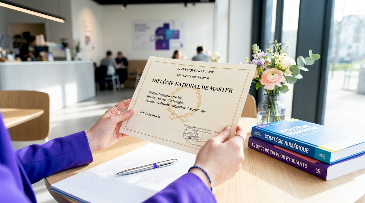 Diplôme universitaire obtenu en poche
