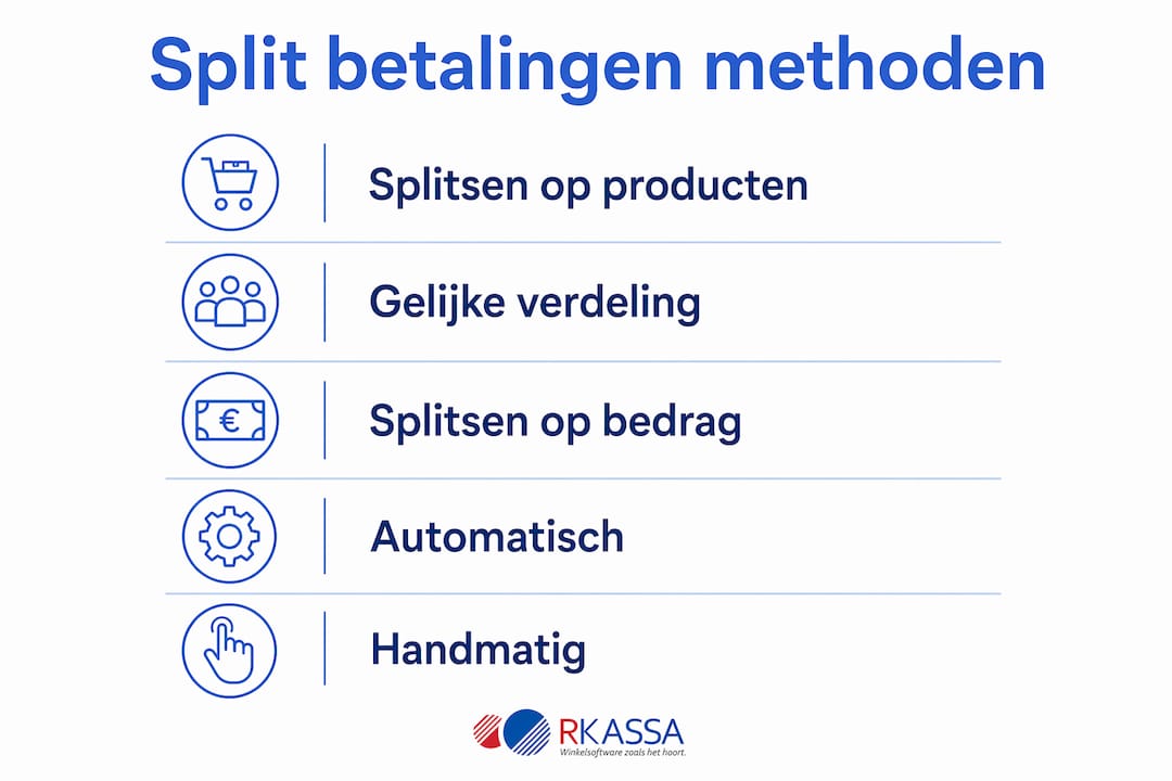 Overzichtelijke infographic van de verschillende opties voor gespreid betalen