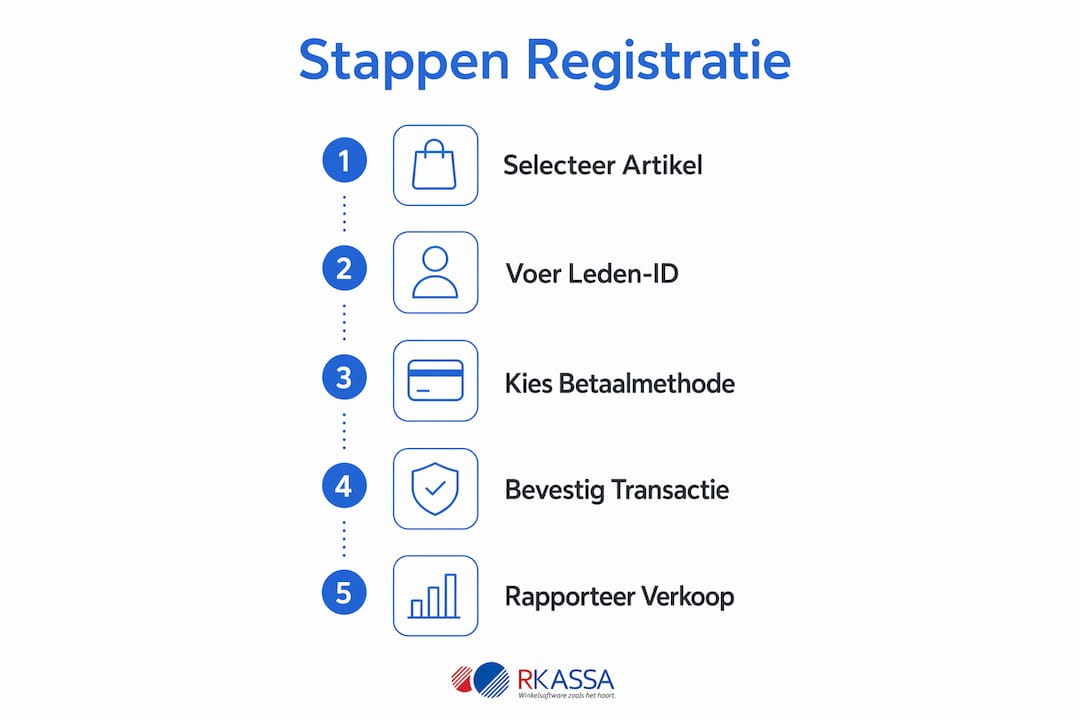Infographic: zo registreer je eenvoudig je leesclub aankoop stap voor stap