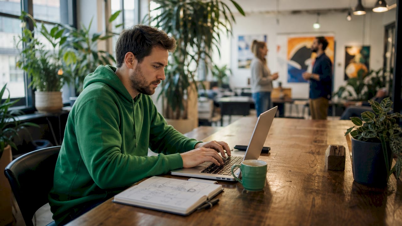 Developer typing code illustrating Apple Pay tokenization