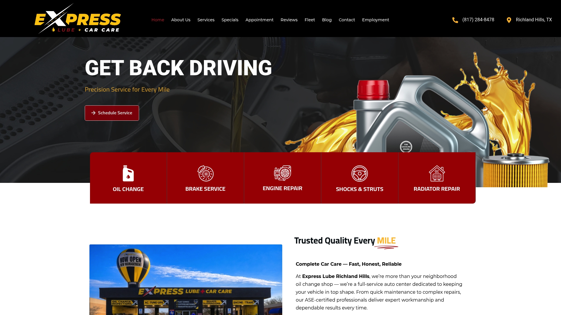 https://expressluberichlandhills.com