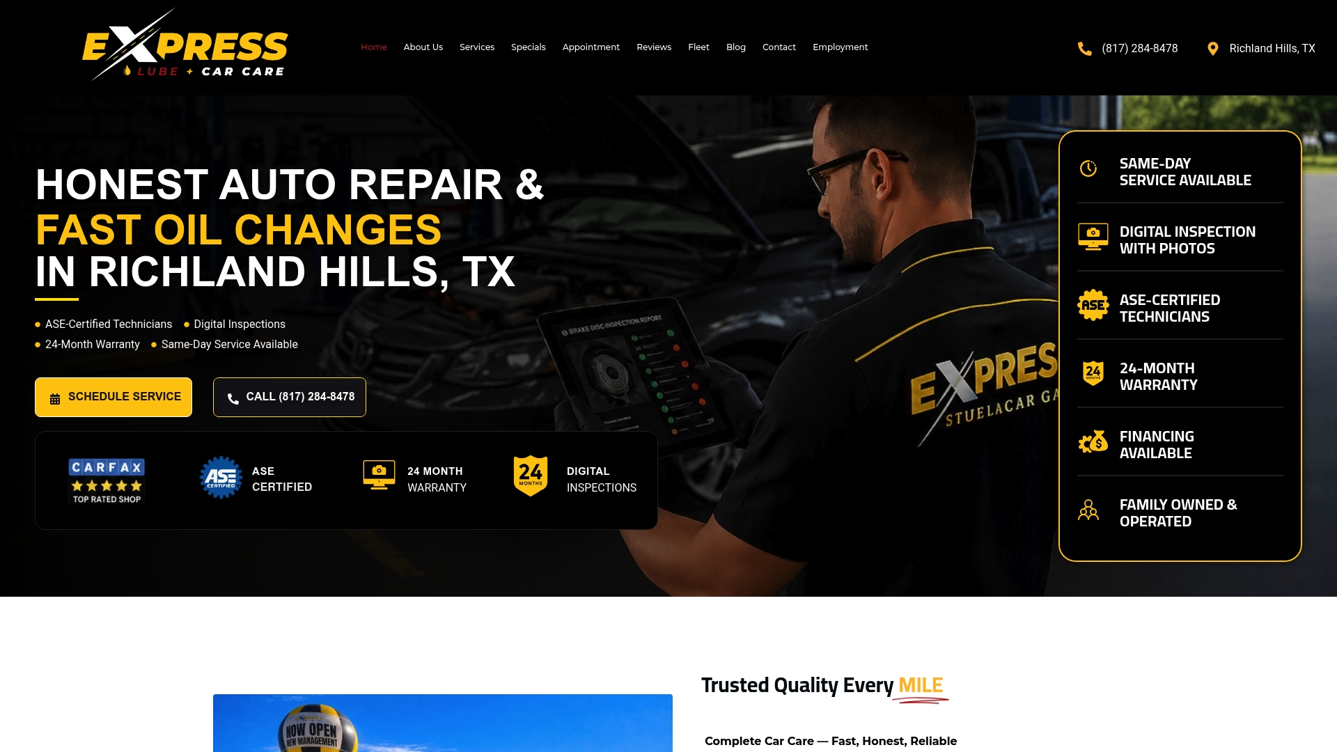 https://expressluberichlandhills.com