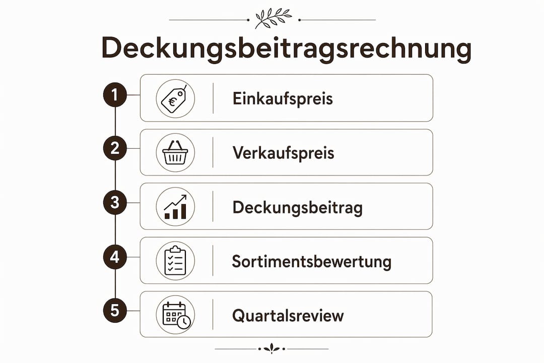 Übersicht: So funktioniert die Deckungsbeitragsrechnung im Feinkostbetrieb