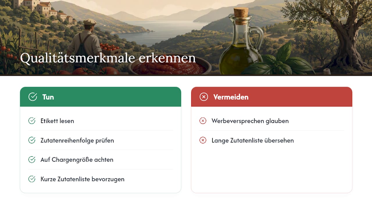 Woran man eine hochwertige Fertigsauce erkennt — Überblick