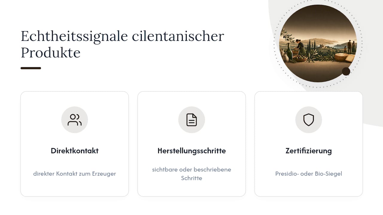 Drei Zeichen für echte regionale Lebensmittel