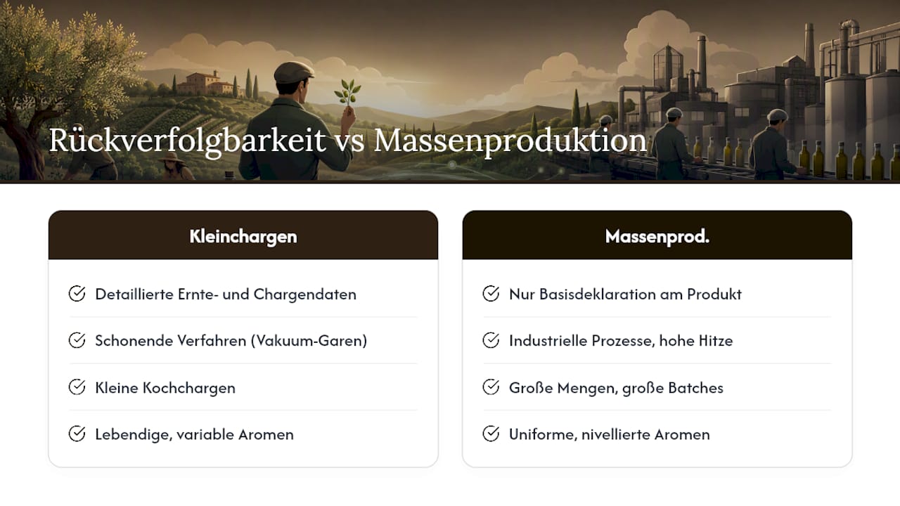 Wie sichern Rückverfolgbarkeit und Kleinchargen die Qualität? — overview diagram