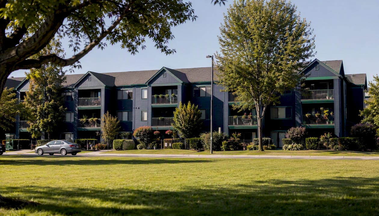 Exterior of 20-unit apartment building