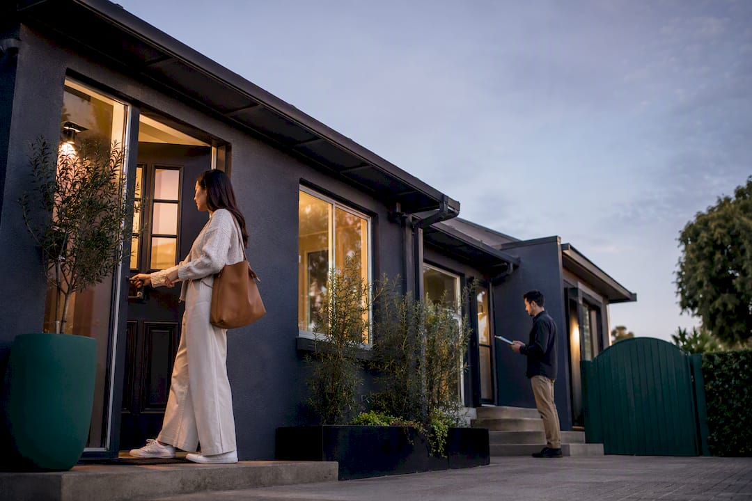 Duplex showing owner and rental occupancy