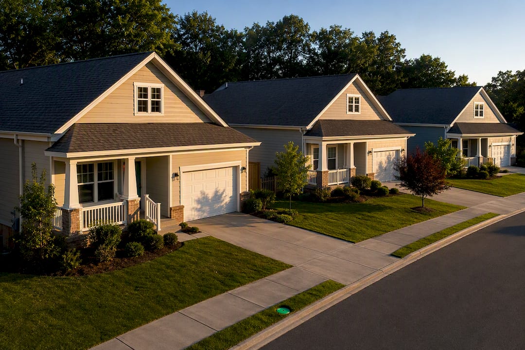 Three similar homes used as comparable sales