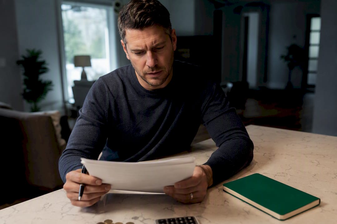 Investor reviewing rental property cash flow