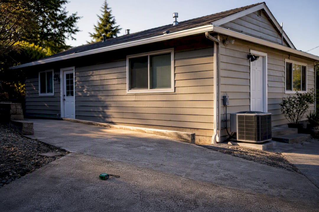 Aging rental property with visible reserve components