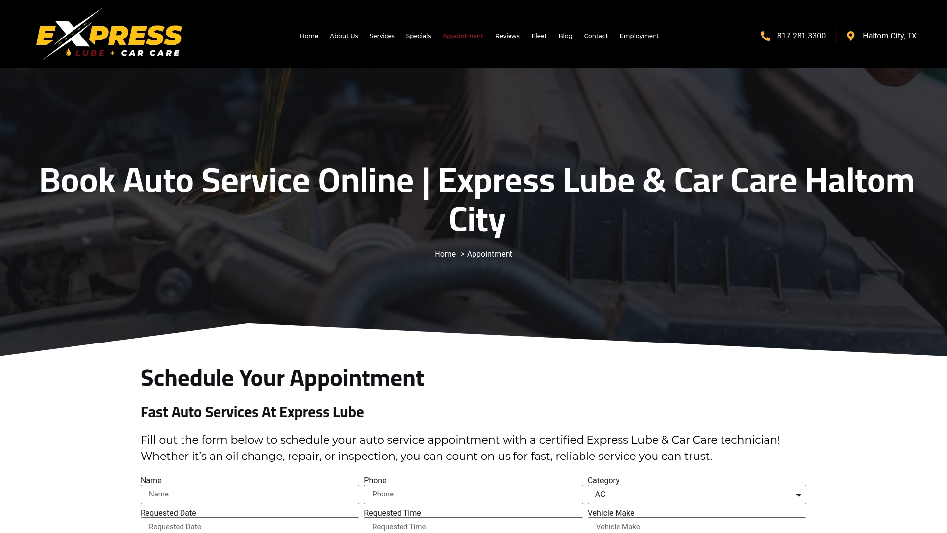 https://www.expresslubehaltom.com/appointment/