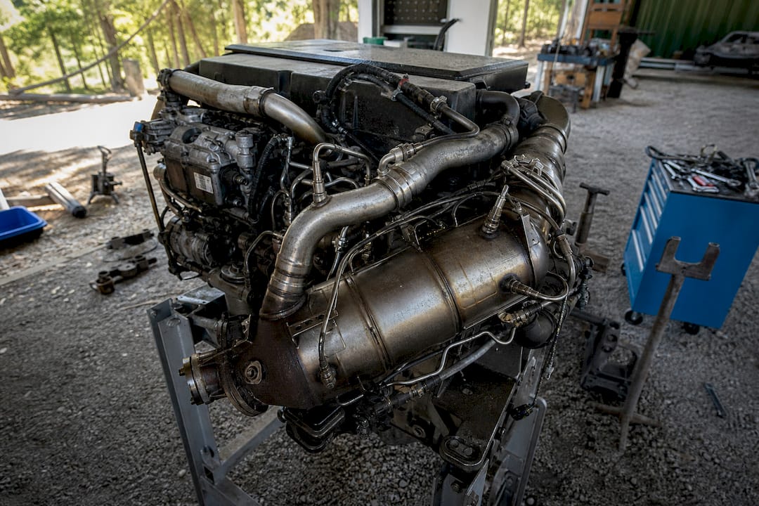 Euro 5 Engine Tuning: A Professional Guide For Tuners Close-Up Of Diesel Engine Emission System Components