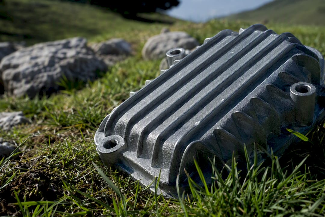 Aluminum rock light with heat dissipation surface
