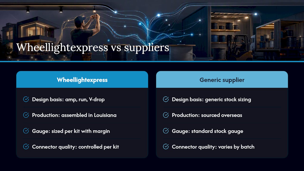 How Does Wheellightexpress Apply These Wiring Standards? — overview diagram