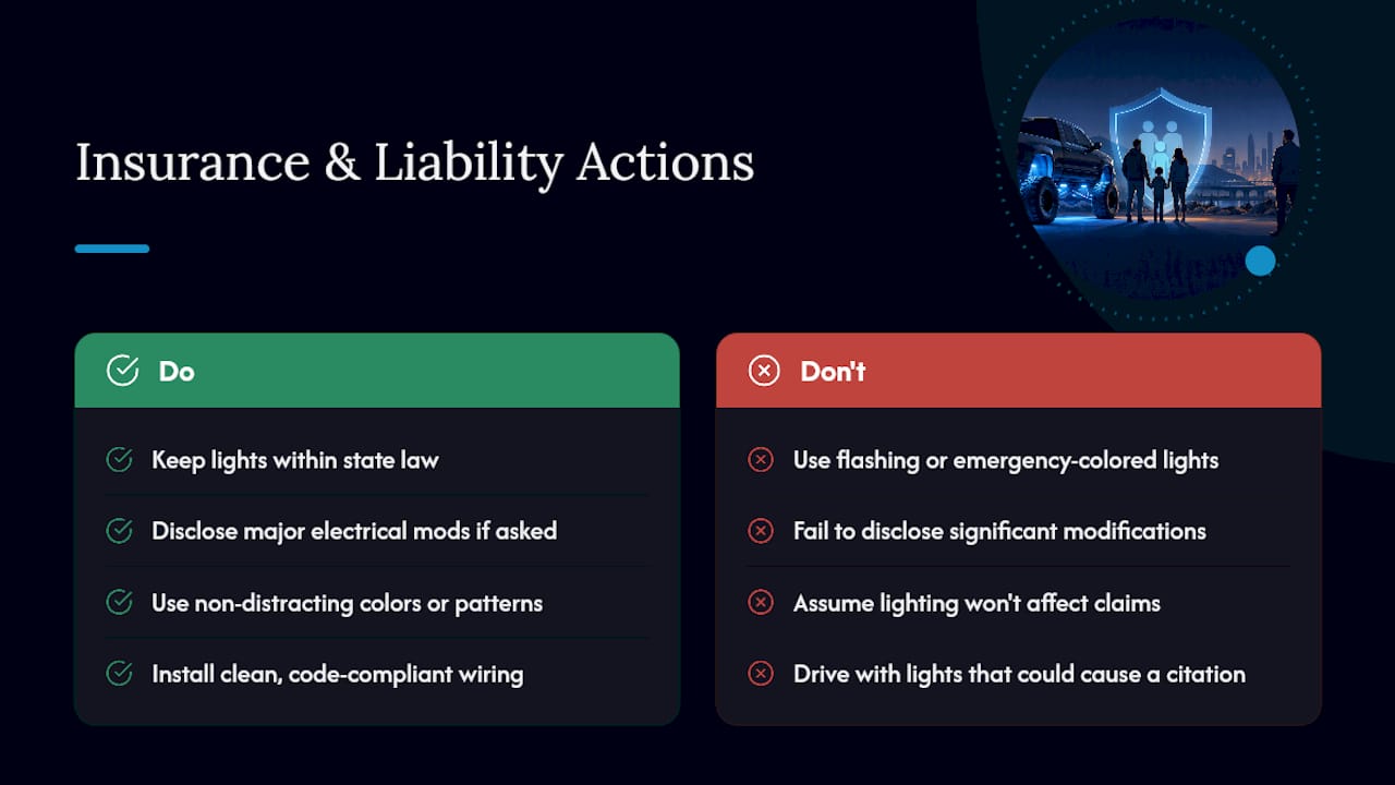 Does Rock Lighting Affect Your Insurance or Liability? — overview diagram