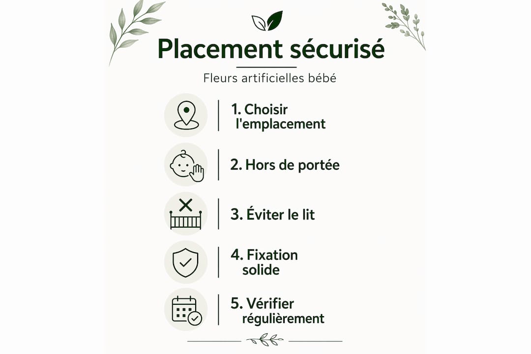Les bons gestes pour disposer des fleurs en toute sécurité près de bébé