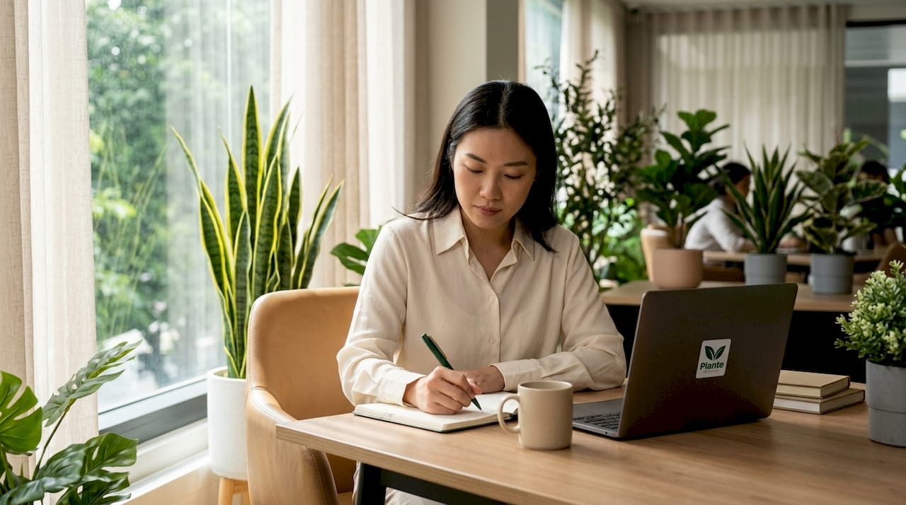 Salariée spécialisée dans l’entretien et la mise en valeur de plantes artificielles