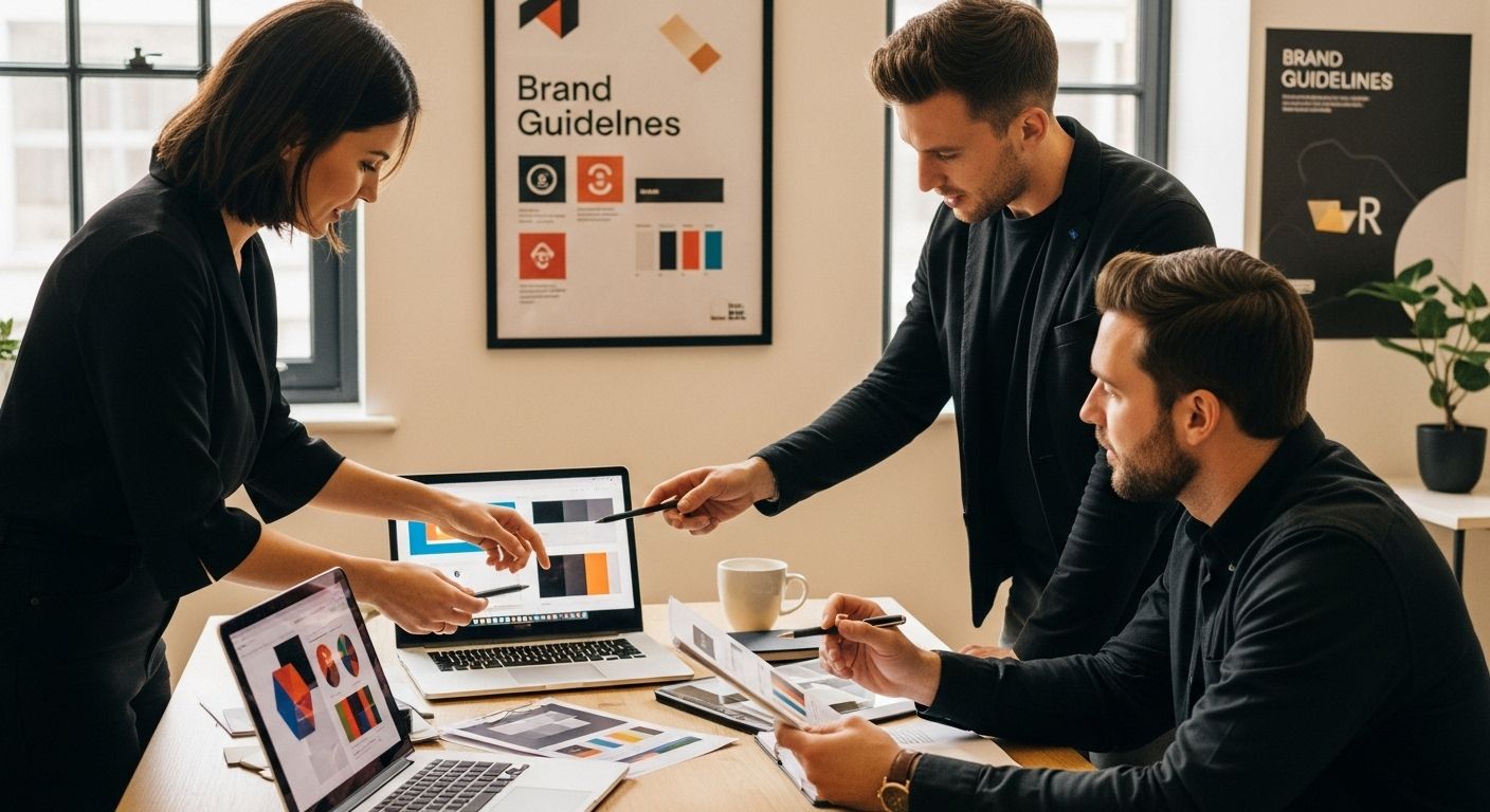 brand guidelines teamwork discussion