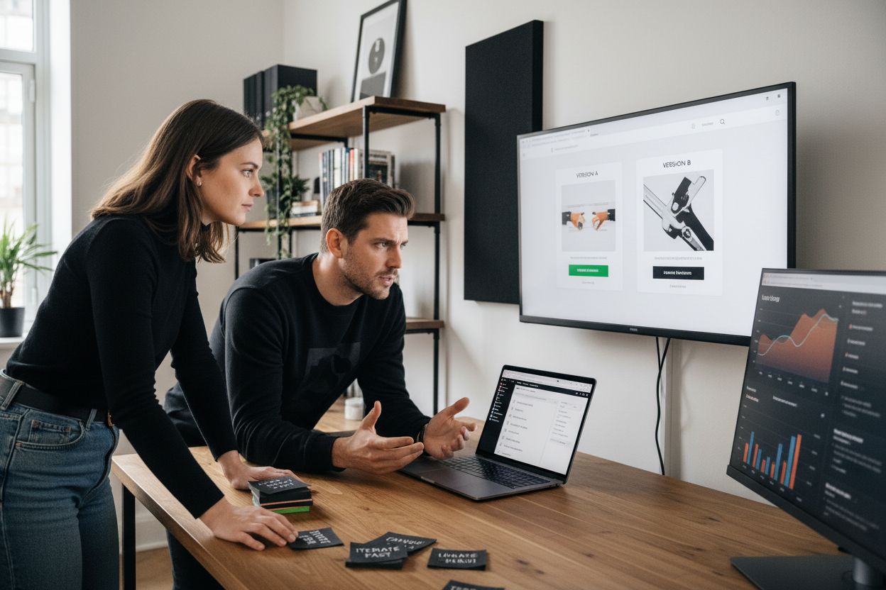 A/B testing team ecommerce
