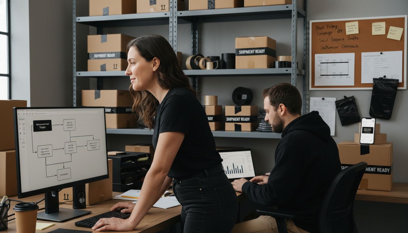 abandoned cart email workflow