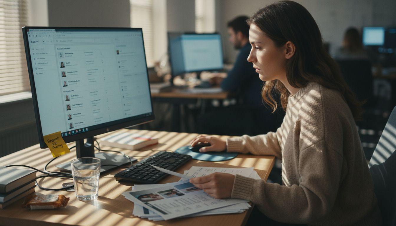 Marketer segmenting lists in Klaviyo platform