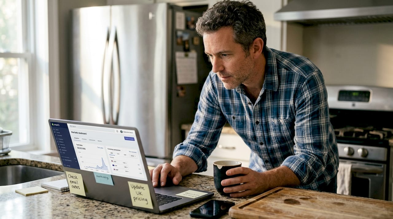 Shopify admin previewing localized campaigns