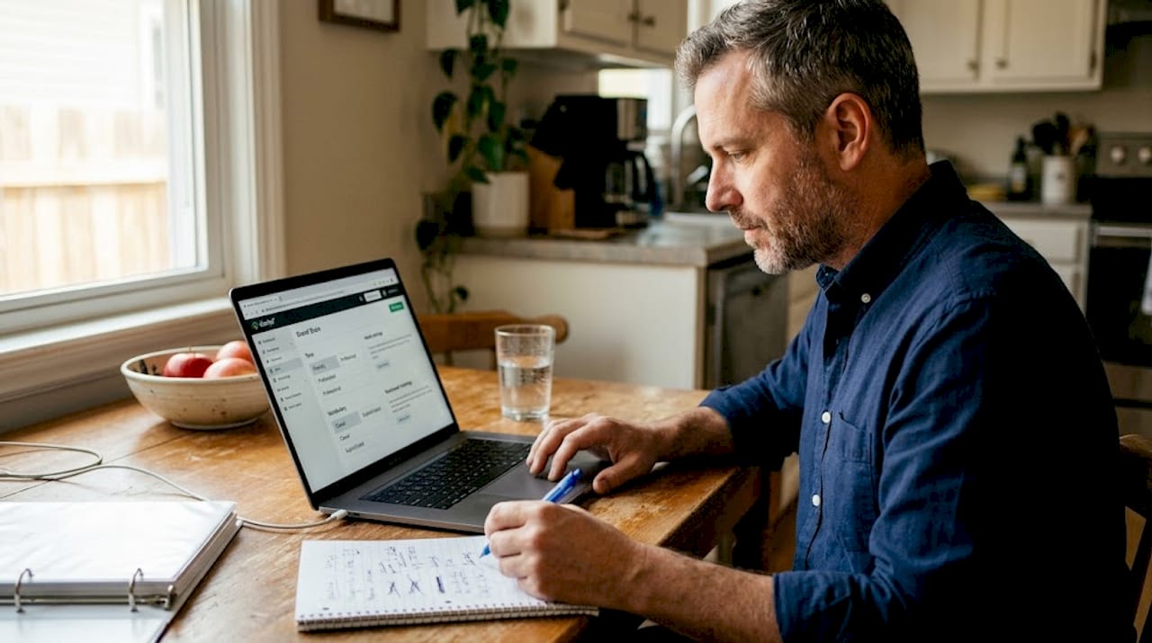 Person adjusting Klaviyo brand voice settings