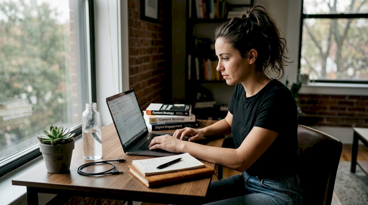 Professional drafting follow-up email for customers