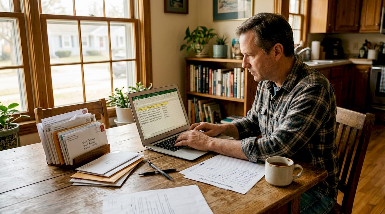 Manual referral tracking in home kitchen