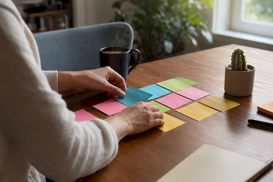 Hands mapping customer save triggers with sticky tabs